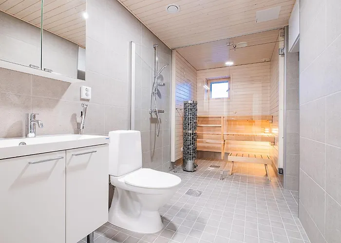 Spacious Executive Sauna Fast Wi-fi 아파트 로바니에미